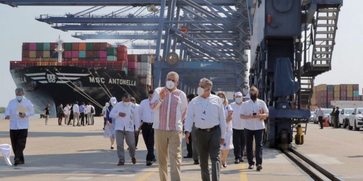 Puerto de LC, estratégico para desarrollar un corredor marítimo de cabotaje: Bedolla