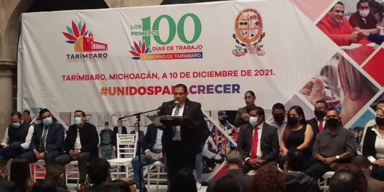 Tarímbaro presenta informe de sus primeros 100 días de gobierno