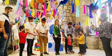 Inauguran el 7 Festival de La Piñata en Plaza Comercial Allende