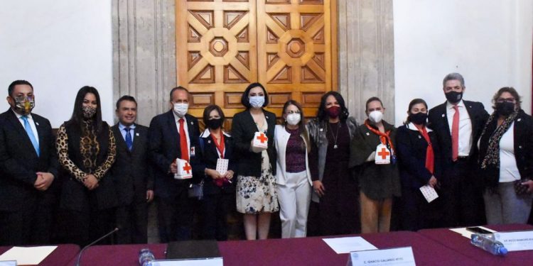 Se suma Congreso de Michoacán a Colecta Nacional Cruz Roja 2021