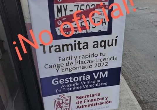 SFA, alerta sobre presuntos defraudadores que ofrecen gestionar trámites vehiculares