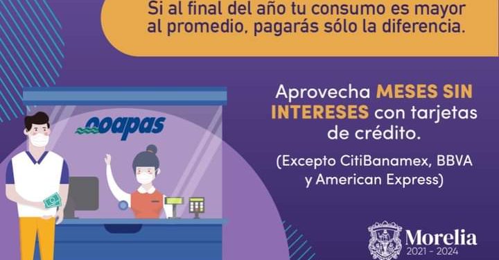 Continúa beneficio de pago anticipado en servicio de agua: OOAPAS