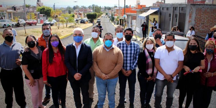 Rehabilitada la Av. México en Tarímbaro