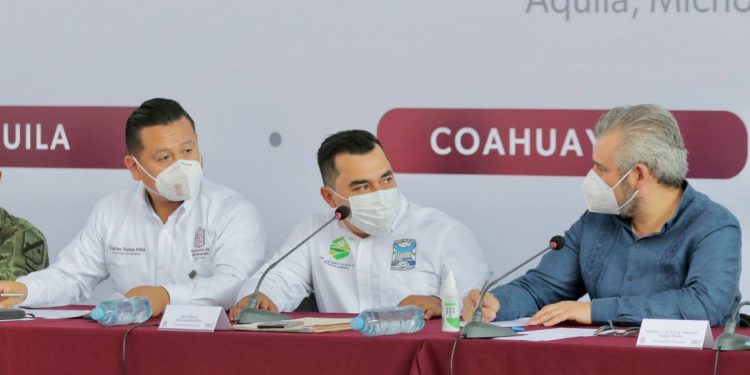 Llama Bedolla a unidad de gobiernos para impulsar el desarrollo económico y social en región Tepalcatepec