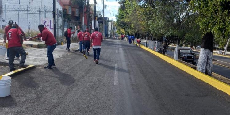 Balizan vialidades para mejorar la seguridad de peatones y automovilistas