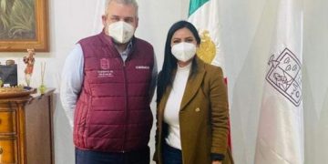 Impulso al turismo, desarrollo económico y más obras públicas acuerdan Alfredo Ramírez y Araceli Saucedo para Salvador Escalante