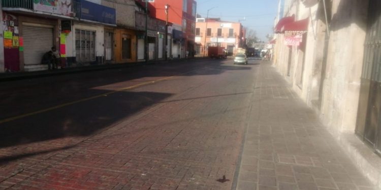 Se retiran comerciantes tolerados en espacios públicos de Morelia