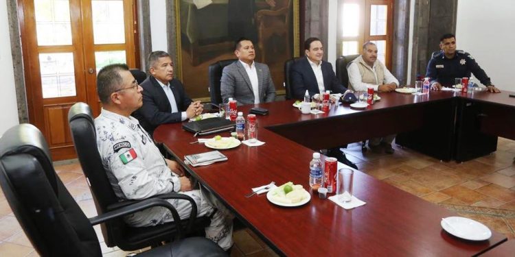 Coordinación interinstitucional para garantizar la seguridad en Zamora y Jacona