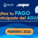 Continuará en febrero el Programa de Pago Anticipado del OOAPAS