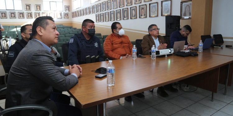 SSP mantiene mesas de trabajo para prevenir el delito, en Puruándiro