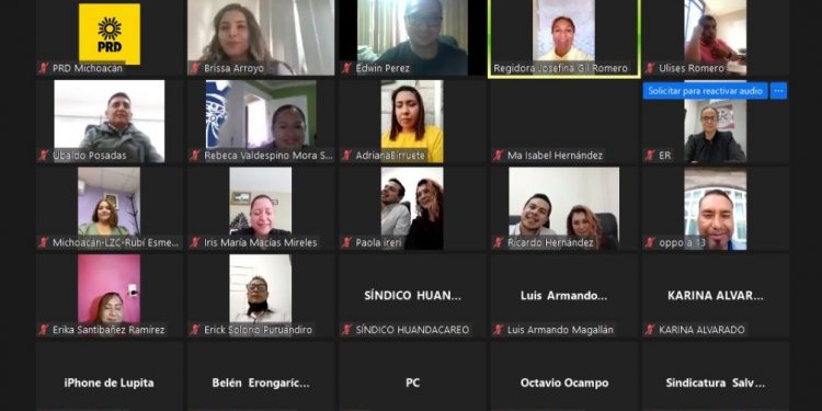 Se suma PRD a la Red de Mujeres Electas, convocado por el Instituto Electoral de Michoacán