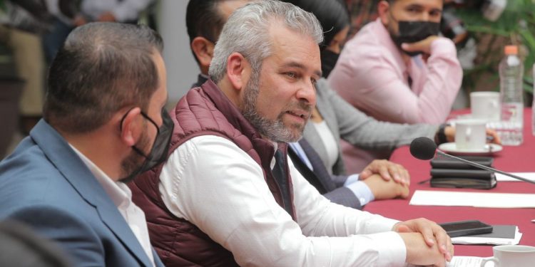 En Huandacareo, inicia Bedolla reuniones de trabajo con gobiernos municipales