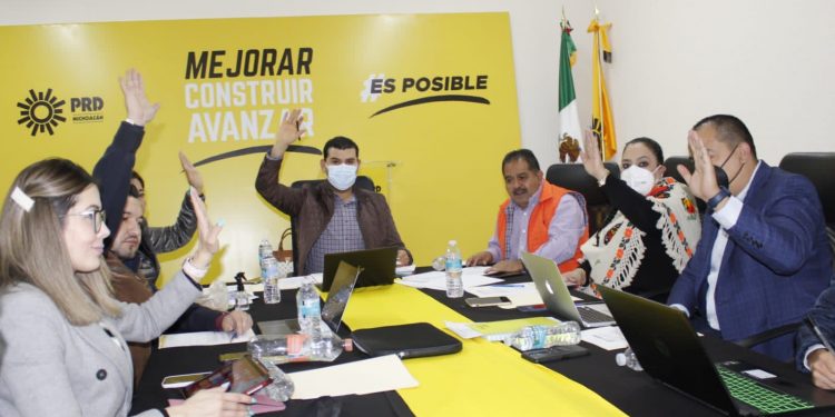 PRD Michoacán capacita a sus Presidentes Municipales por veda electoral en revocación de mandato