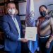 Entrega Torres Piña nombramiento a Elvia Higuera como subsecretaria de Derechos Humanos