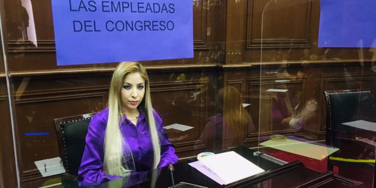 Dip. Margarita López Pérez violenta a trabajadores del Congreso del Estado: Dip. Belinda Hurtado