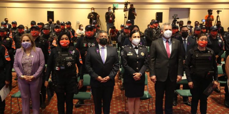 Reconocen la labor policial de las mujeres de la SSP