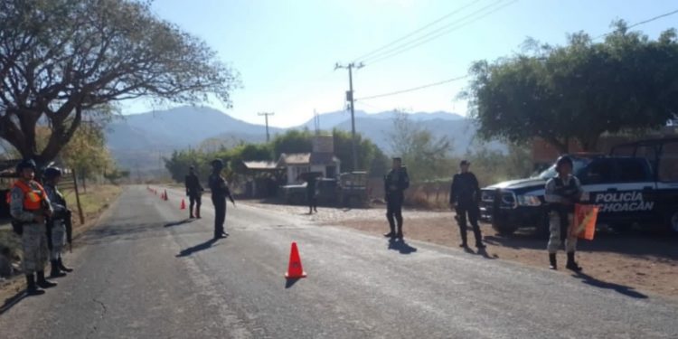 Despliega SSP operativo de seguridad y vigilancia en Aguililla
