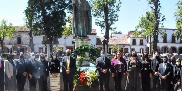 Diputadas conmemoran legado de Vasco de Quiroga