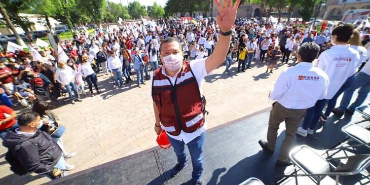 Morena, el partido con más aceptación en Morelia: Barragán