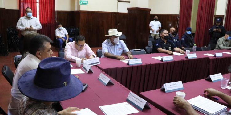 Alcaldes participan en el consejo intermunicipal de seguridad pública