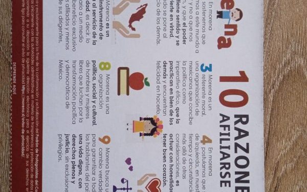 Blindará Morena datos personas de ciudadanos que se afilien al partido