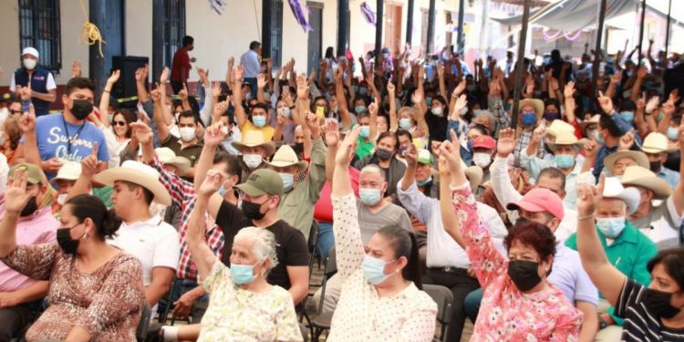 Acompaña Segob a comunidad de Zacán en proceso hacia el autogobierno