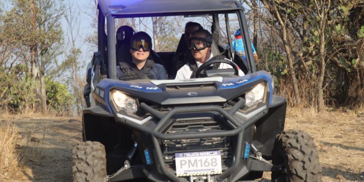 Encabeza Alfonso Martínez patrullaje en zona boscosa de Morelia