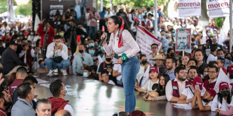 Morena tiene un gran respaldo social, porque Michoacán tiene un gobierno cercano a la gente: Giulianna Bugarini