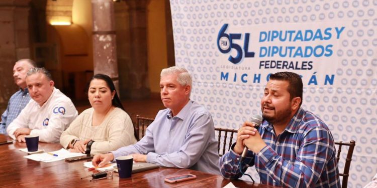 El Gobernador debería dedicarse a atender la crisis de seguridad en Michoacán y no a las campañas electorales de Morena: Diputados Federales PAN