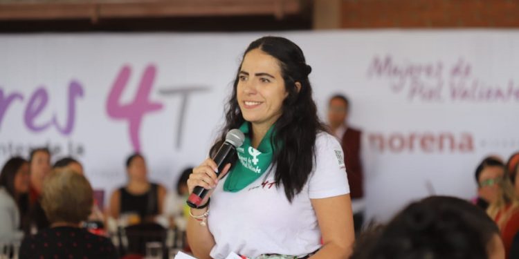 Michoacán tiene un gobierno joven y feminista que abandera las causas de la 4T: Giulianna Bugarini
