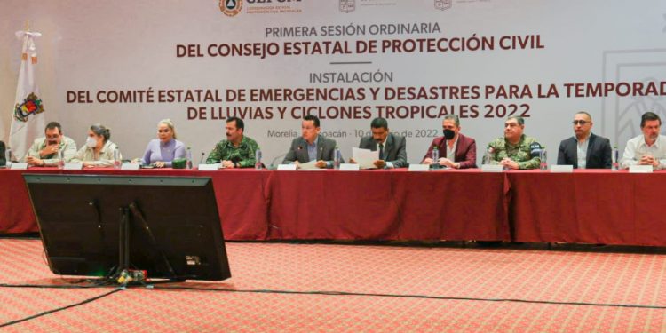 Instala Segob Comité de Emergencias ante temporada de lluvias y ciclones tropicales