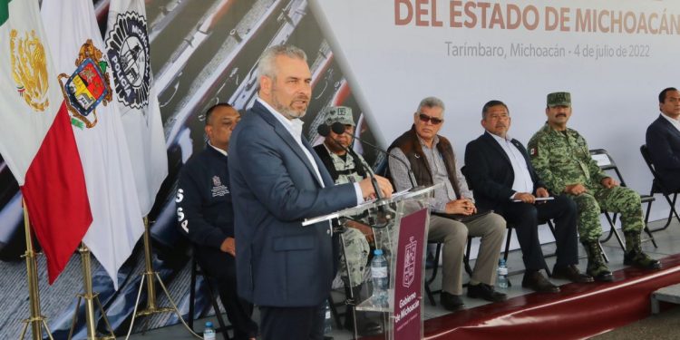 Arranca Bedolla estrategia Desarmando la Violencia en Michoacán