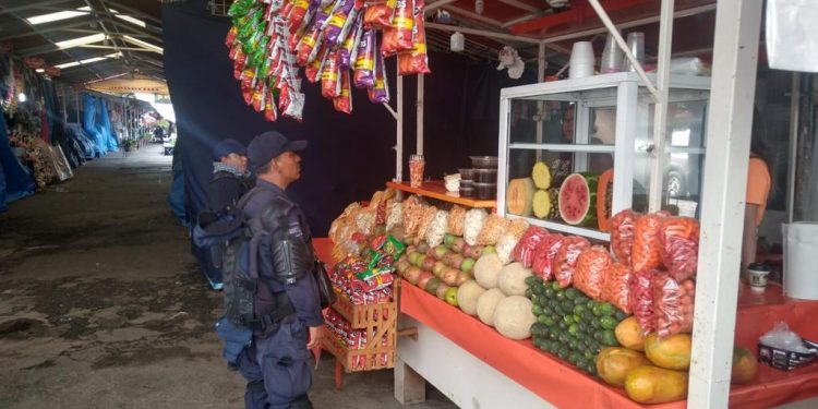 SSP brinda seguridad a locatarios y comercios de Nuevo San Juan