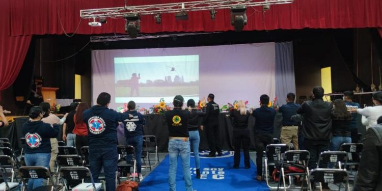 Participa directiva de Servicios Aéreos de la SSP en Jornada de Atención de Emergencias 2022