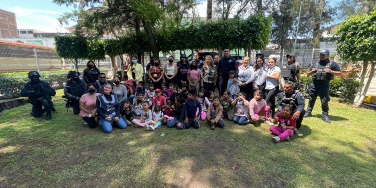 SSP lleva “Un día con tu Guardia Civil” al municipio de Maravatío