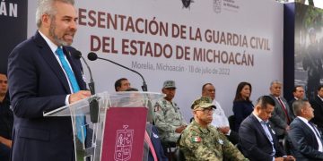 Con presentación de Guardia Civil, inicia transformación de la seguridad en Michoacán: Bedolla