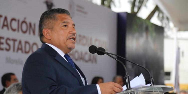 Presentan Gobernador y titular de la SSP a la Guardia Civil de Michoacán