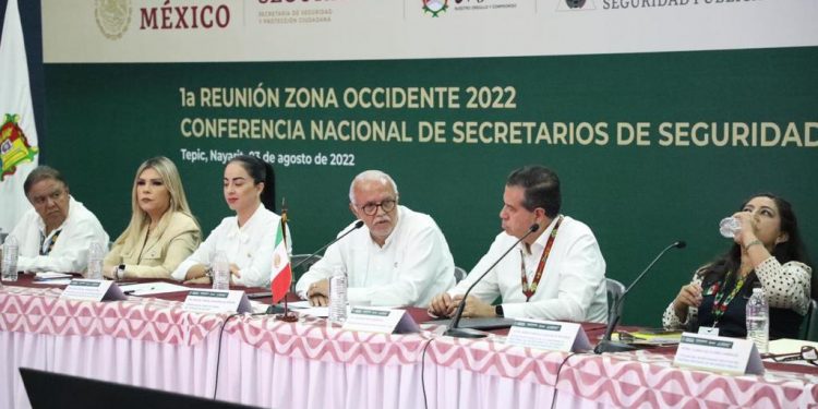 Ortega Reyes acude a la Primera Conferencia Nacional de Secretarios de SP Zona Occidente con sede en Nayarit 