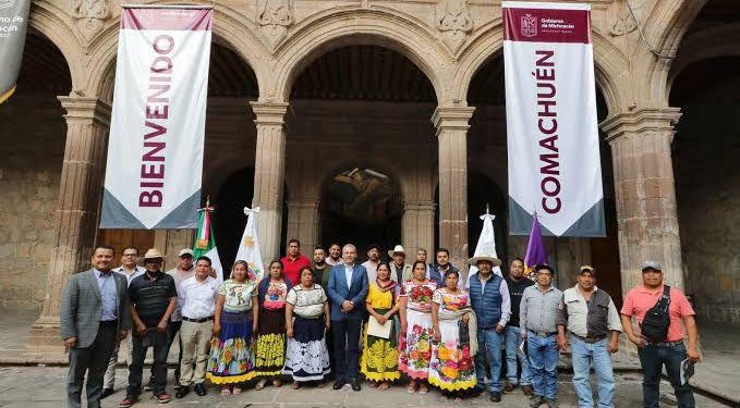 Respaldo a pueblos originarios, sello del Gobierno de Bedolla