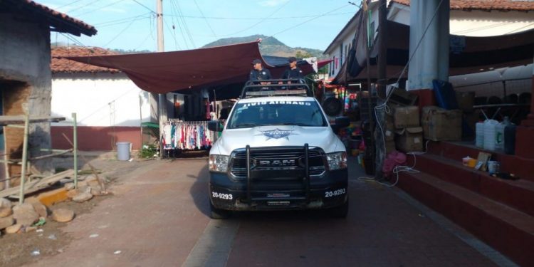 Efectúa SSP recorridos de vigilancia e inspección, en Carácuaro
