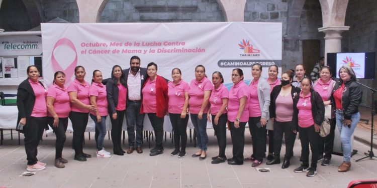 Conmemora Gobierno de Tarímbaro el Día Mundial de la Lucha Contra el Cáncer de Mama