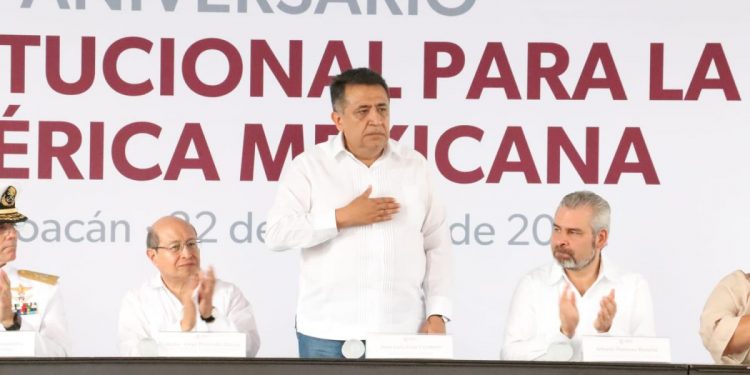 Apatzingán a la vanguardia de la transformación del país.  Apatzingán, Mich.- a 22