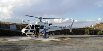 Servicios Aéreos de la SSP traslada a paciente con intoxicación por organofosforado