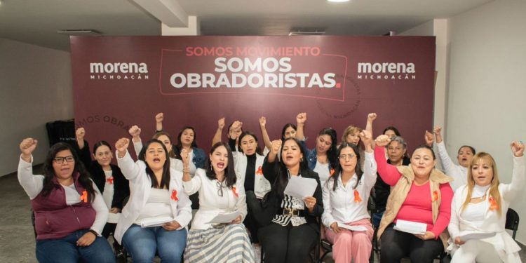 Nunca más mujeres invisibilizadas en el mundo: Morena Michoacán