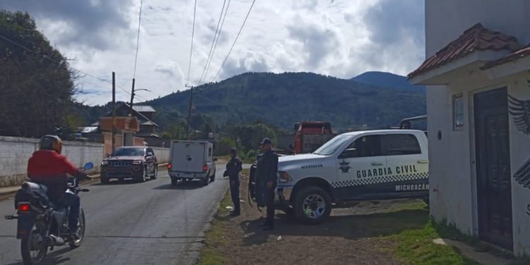 SSP efectúa labores operativas de vigilancia, en Nahuatzen
