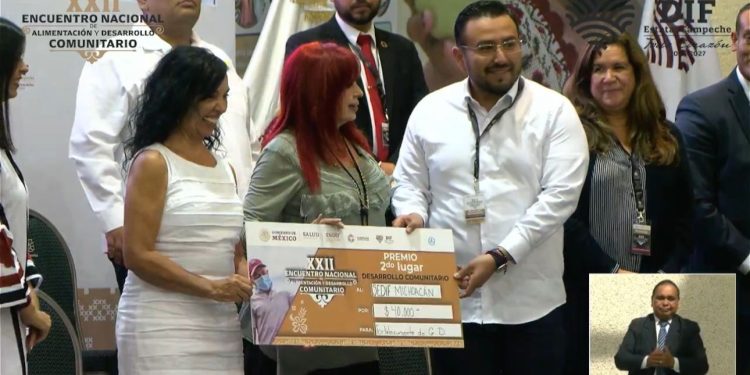 Gana DIF Michoacán segundo lugar en Encuentro Nacional de Alimentación y Desarrollo