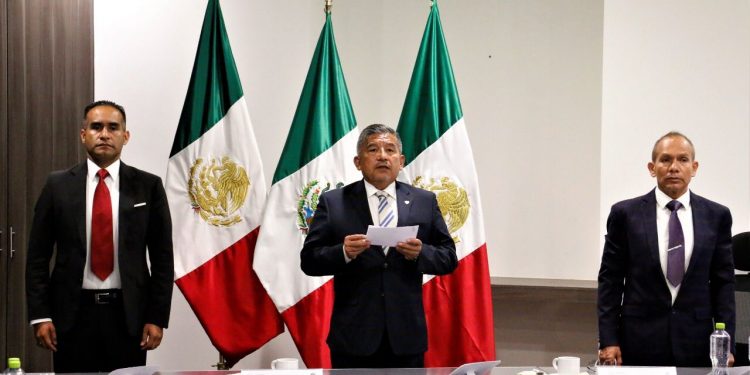 Ortega Reyes rinde protesta a nuevo subsecretario de Información, Inteligencia y Contrainteligencia de la SSP
