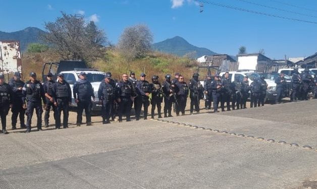 A fin de prevenir actos vandálicos, SSP despliega operativo preventivo y de monitoreo en cruceros de la región Uruapan