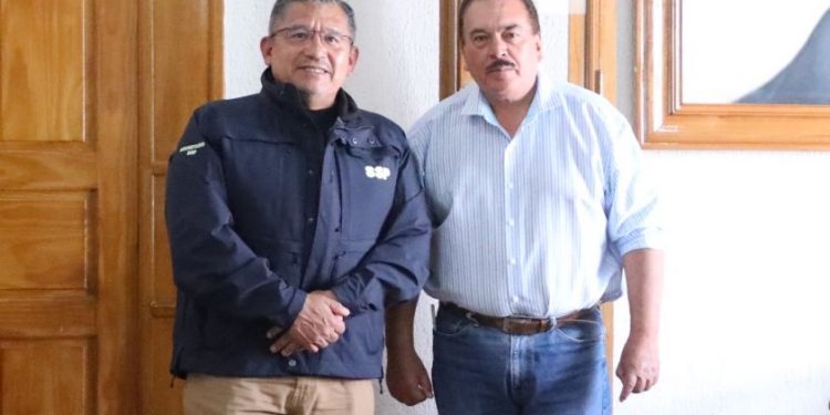 Titular de SP continúa con las acciones para fortalecer el destacamento regional, en Maravatío