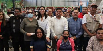 Entrega Sedebi Pensión para el Bienestar de Personas con Discapacidad en Tarímbaro